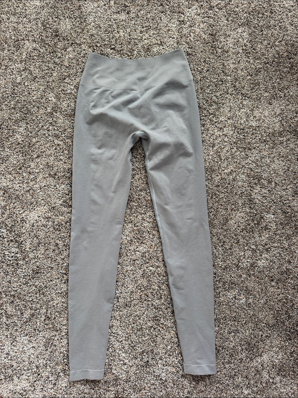 Alphalete Light Gray Seamless High-Rise Leggings